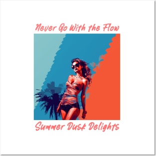 endless summer, summer days summer nights, fashion design v10 Posters and Art